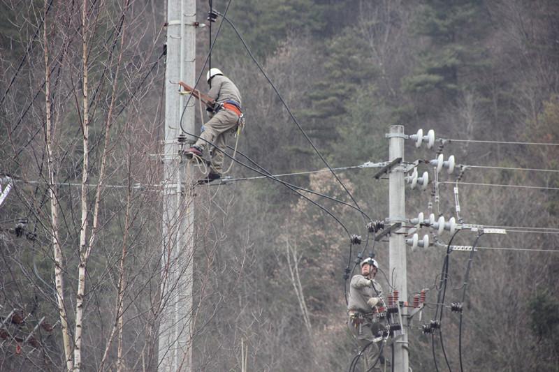 陜西地電留壩供電分公司：實(shí)施農(nóng)石線、索道線分網(wǎng)改造