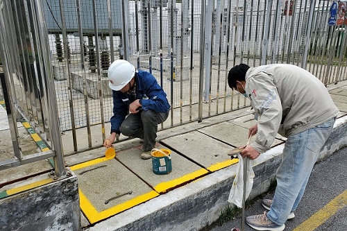 寶鼎山風電場開展“亮化場區(qū)，消除隱患”團青志愿服務活動