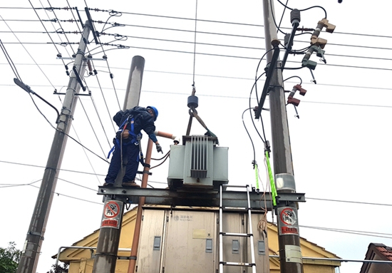 國網(wǎng)山東壽光供電：陰雨連綿緊急搶修 及時恢復(fù)村民用電