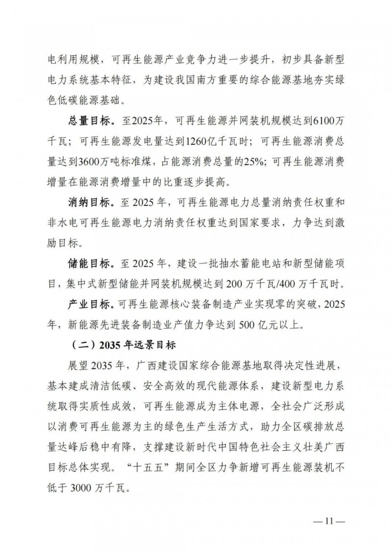 廣西“十四五”規(guī)劃：大力發(fā)展光伏發(fā)電，到2025年新增光伏裝機(jī)15GW！