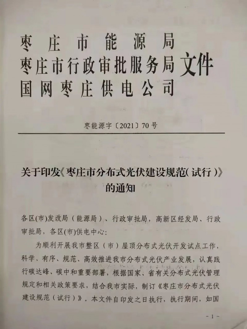 就地就近消納！光伏開發(fā)規(guī)模不應(yīng)超過電負(fù)荷60%！