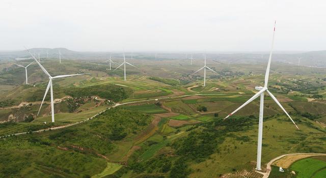 隴中黃土高原崛起風電基地