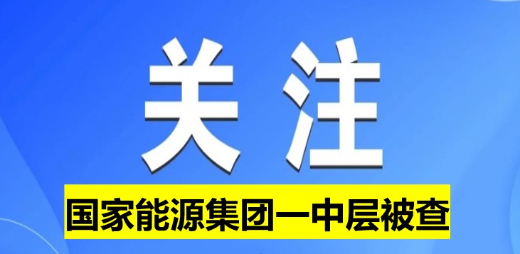 國家能源集團一中層被查！