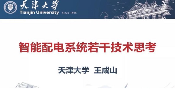 天津大學王成山：智能配電系統若干技術思考